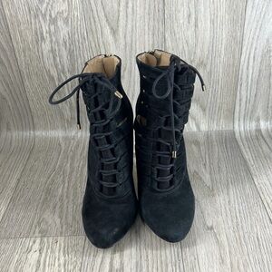 BCBGeneration Black Lace-Up Women's Boots